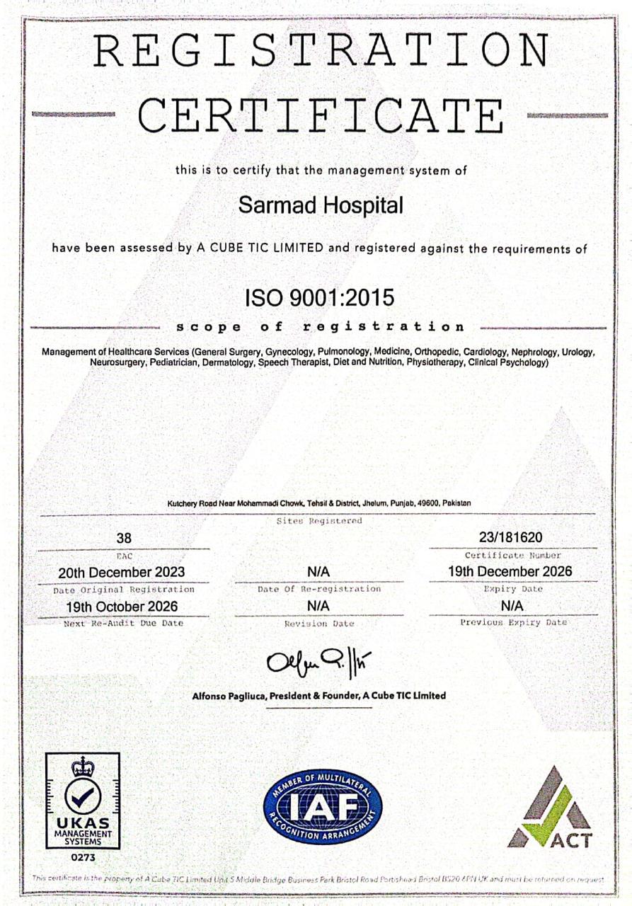 ISO 9001:2015 Registration Certificate